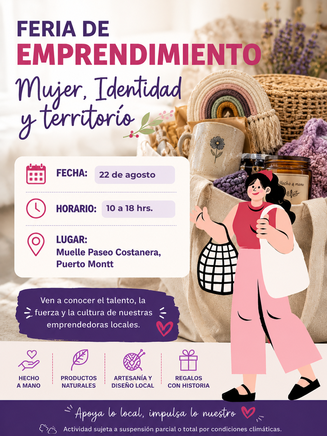 Feria de Emprendimiento Mujer, Identidad y Territorio