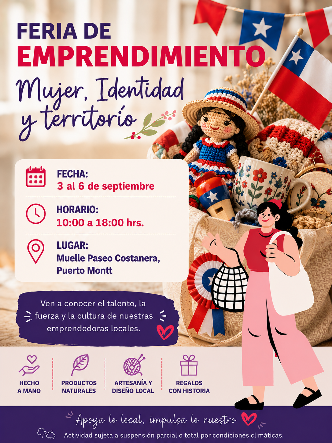 Feria de Emprendimiento Mujer, Identidad y Territorio